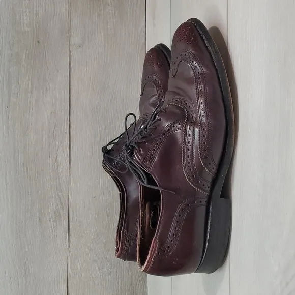 Allen Edmonds Mens 01445 Leather Loafer Dress Oxford shoes sz 9.5D