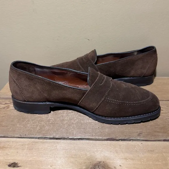 Allen Edmonds Mens 3817 Suede Dress Shoes Size 10.5