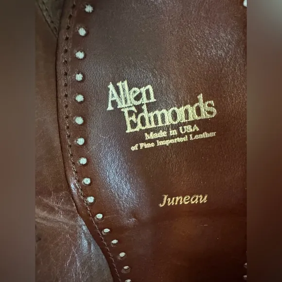 Allen Edmonds Mens 3817 Suede Dress Shoes Size 10.5