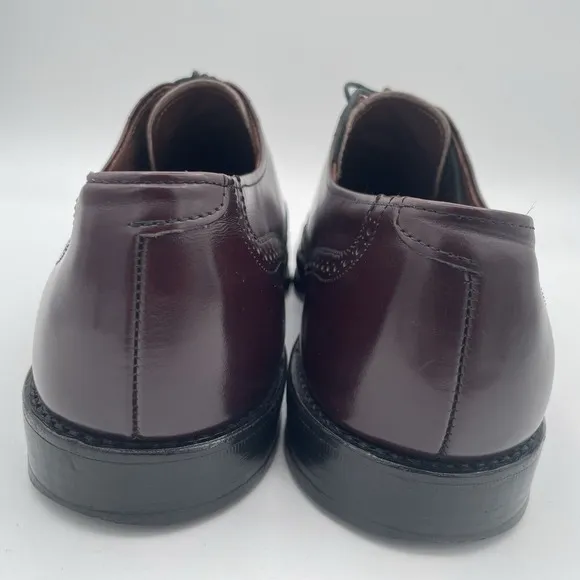 Allen Edmonds‎ Mens Burgundy Leather Brogue Wingtip Oxford Shoe Chester Sz 9 D