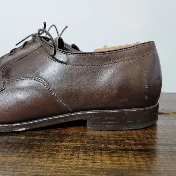 Allen Edmonds Men's Dress Shoes SEGAMORE Brown‎ Leather Size 11D