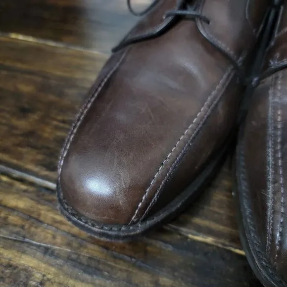 Allen Edmonds Men's Dress Shoes SEGAMORE Brown‎ Leather Size 11D