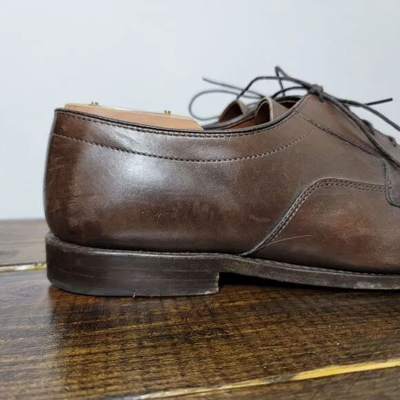 Allen Edmonds Men's Dress Shoes SEGAMORE Brown‎ Leather Size 11D