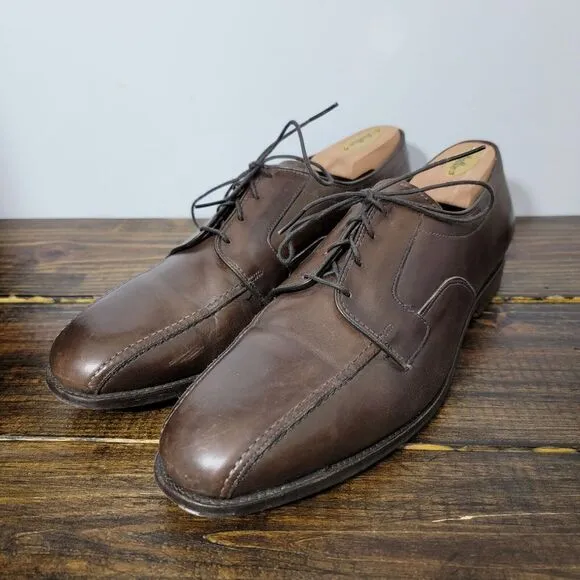 Allen Edmonds Men's Dress Shoes SEGAMORE Brown‎ Leather Size 11D