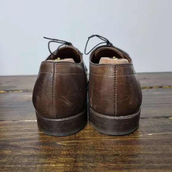 Allen Edmonds Men's Dress Shoes SEGAMORE Brown‎ Leather Size 11D
