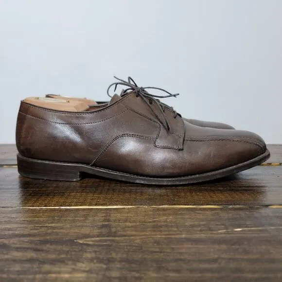 Allen Edmonds Men's Dress Shoes SEGAMORE Brown‎ Leather Size 11D