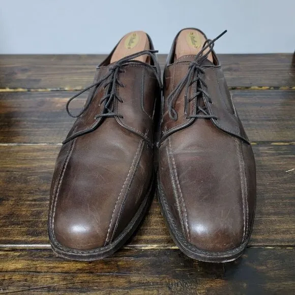 Allen Edmonds Men's Dress Shoes SEGAMORE Brown‎ Leather Size 11D