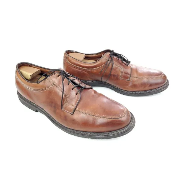 Allen Edmonds Men's Shoes Size 12 Wilbert Comfort Leather Oxfords Brown Casual