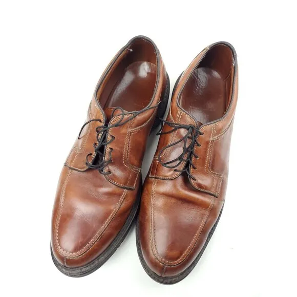 Allen Edmonds Men's Shoes Size 12 Wilbert Comfort Leather Oxfords Brown Casual