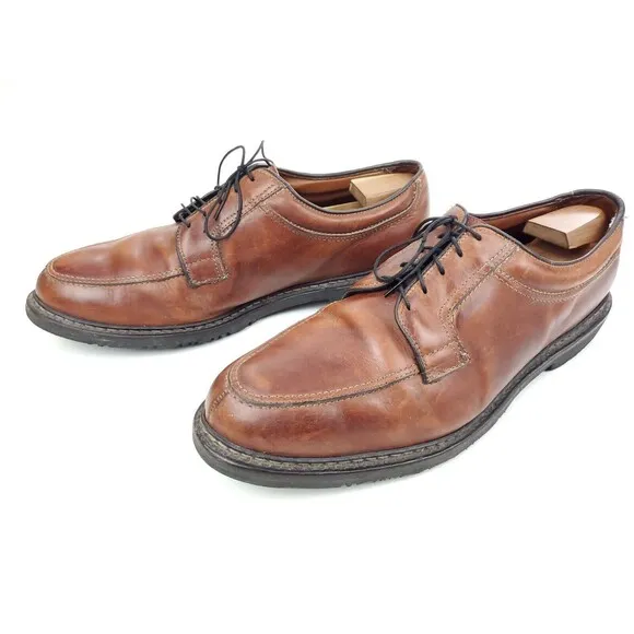 Allen Edmonds Men's Shoes Size 12 Wilbert Comfort Leather Oxfords Brown Casual