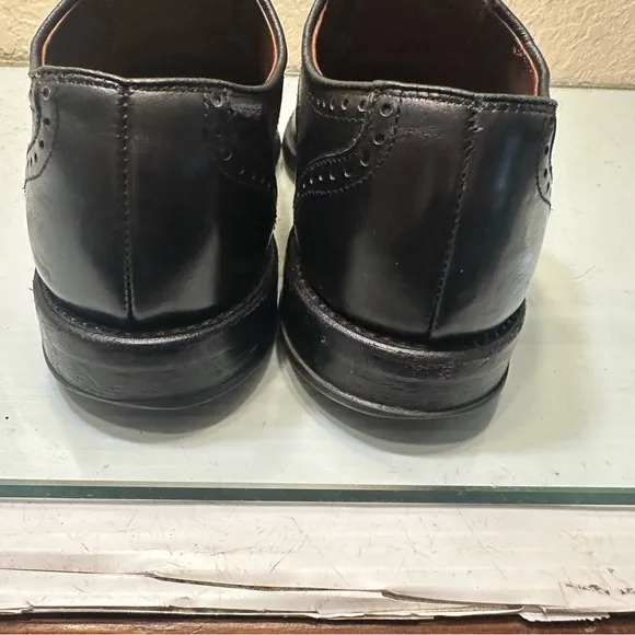 Allen Edmonds Mens' Size 9D Black Wingtip Oxford Dress Shoes