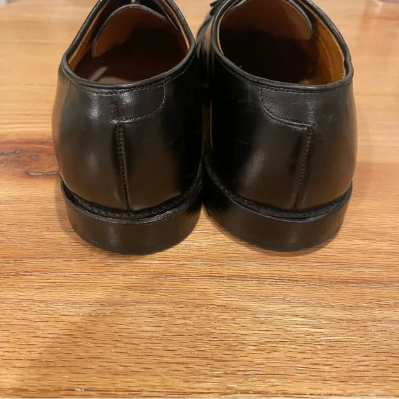 Allen Edmonds MISMATCHED R10 L9.5 Cap Toe Black Leather Shoes Career Formal USA