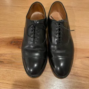 Allen Edmonds MISMATCHED R10 L9.5 Cap Toe Black Leather Shoes Career Formal USA