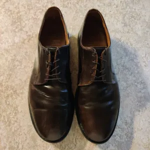 Allen Edmonds Oxfords Mens Size 10 Whitney Hand Crafted Leather Brown Shoes