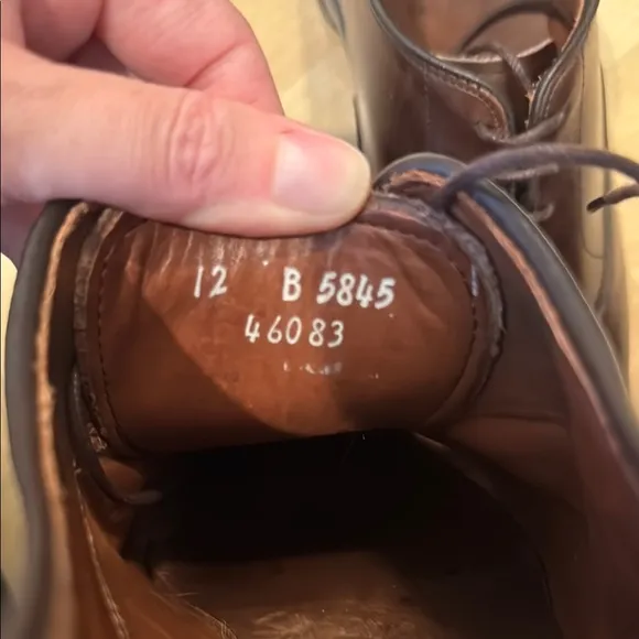 Allen Edmonds Park Avenue Brown Leather Oxford Shoes   Bags and Kit