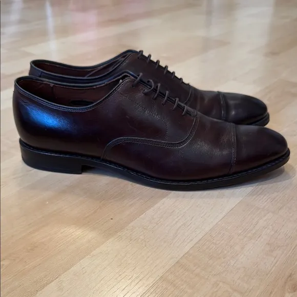 Allen Edmonds Park Avenue Brown Leather Oxford Shoes   Bags and Kit