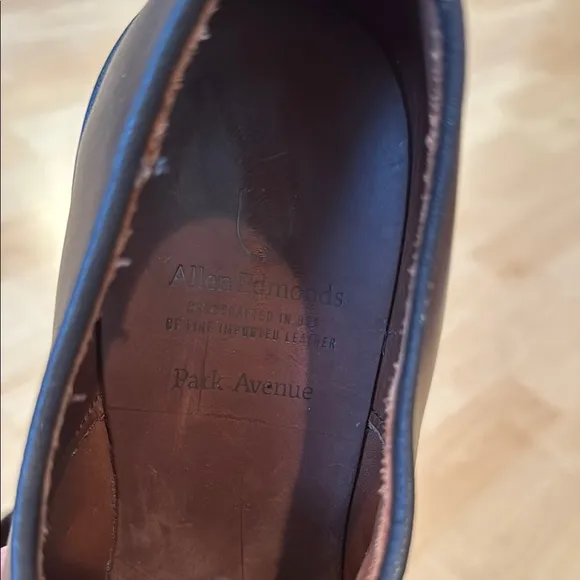 Allen Edmonds Park Avenue Brown Leather Oxford Shoes   Bags and Kit