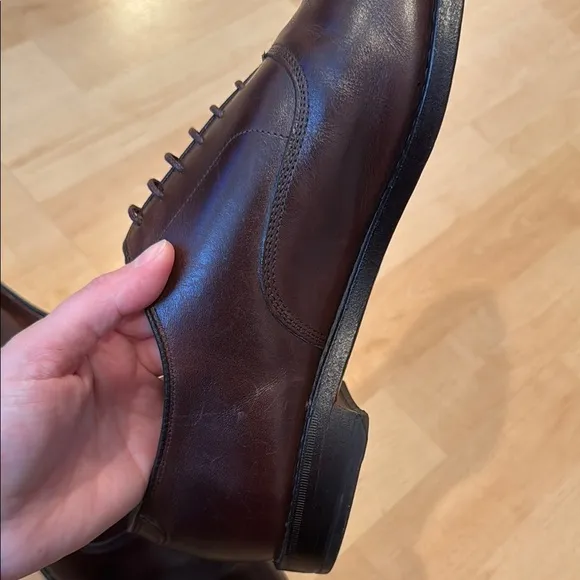 Allen Edmonds Park Avenue Brown Leather Oxford Shoes   Bags and Kit