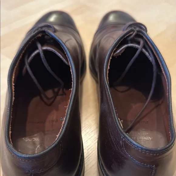 Allen Edmonds Park Avenue Brown Leather Oxford Shoes   Bags and Kit