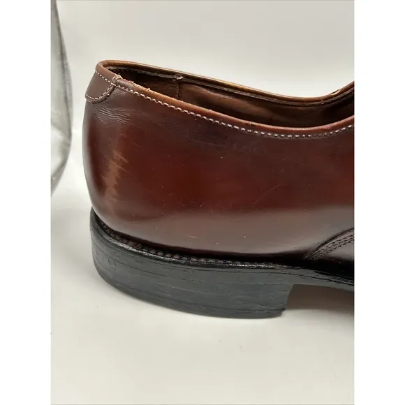 Allen Edmonds Park Avenue Men Size 10 C Brown Leather Cap Toe Oxford Dress Shoe