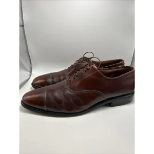 Allen Edmonds Park Avenue Men Size 10 C Brown Leather Cap Toe Oxford Dress Shoe