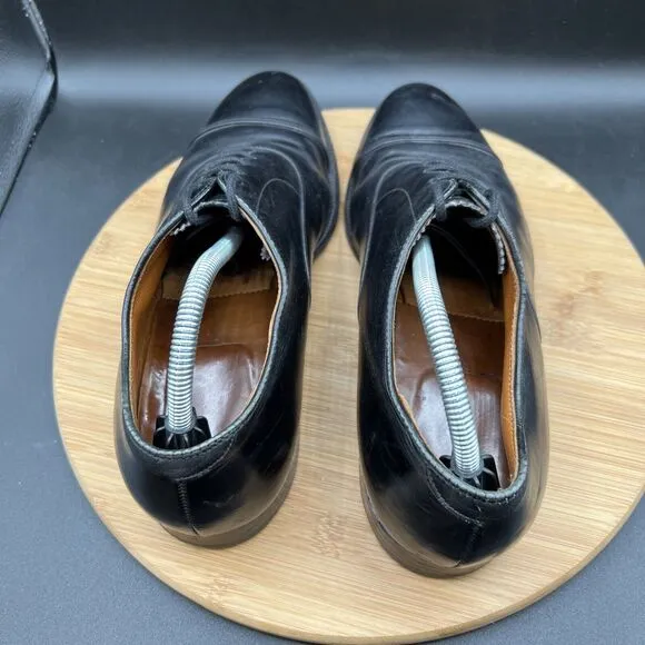 Allen Edmonds Park Avenue Men’s Size 10 Oxford Cap Toe Dress Shoes Black 907