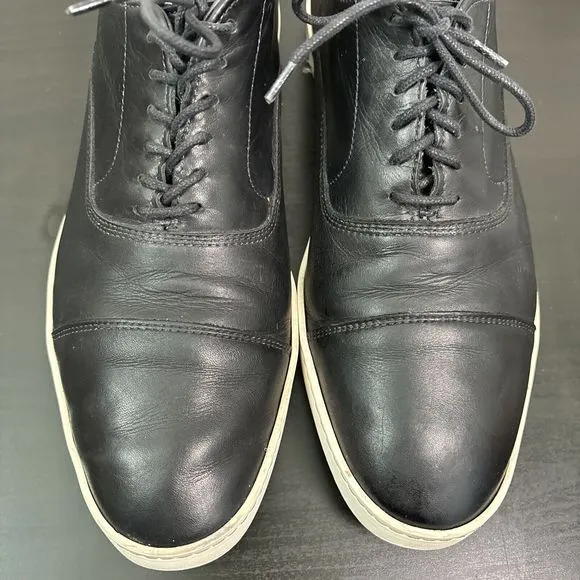 Allen Edmonds Park Avenue Shoes Mens Size 8.5 D Oxford Black Leather Dress
