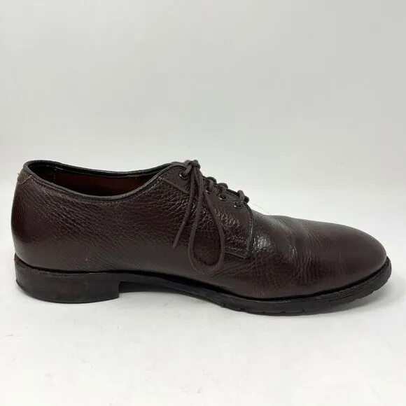 Allen Edmonds San Marco Brown Pebbled Leather Dress Shoes 5722 Men’s Size 9