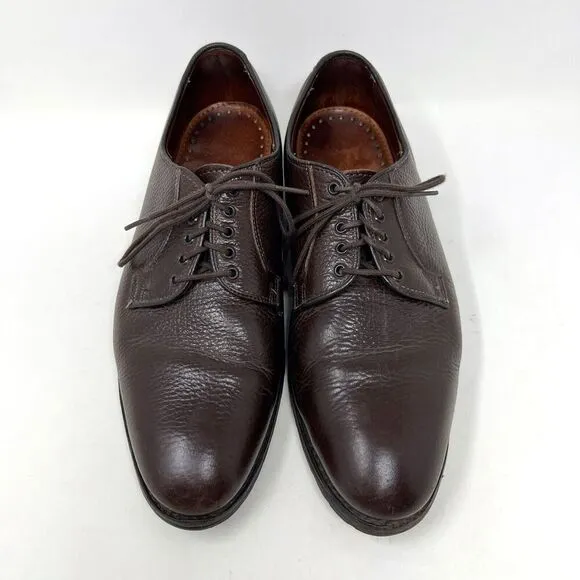 Allen Edmonds San Marco Brown Pebbled Leather Dress Shoes 5722 Men’s Size 9