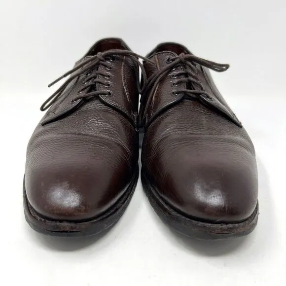Allen Edmonds San Marco Brown Pebbled Leather Dress Shoes 5722 Men’s Size 9