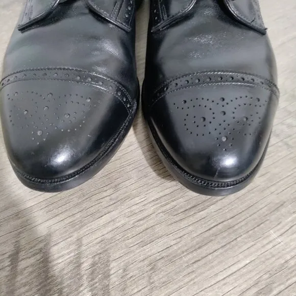 Allen Edmonds Sanford Black Lace Up Dress Shoe 11.5 D