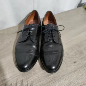 Allen Edmonds Sanford Black Lace Up Dress Shoe 11.5 D
