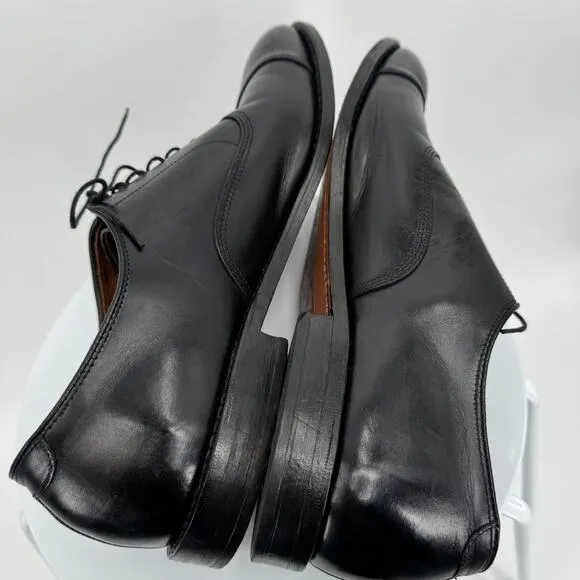 Allen Edmonds shoes men's 12D Park Avenue Oxford cap toe lace up leather black