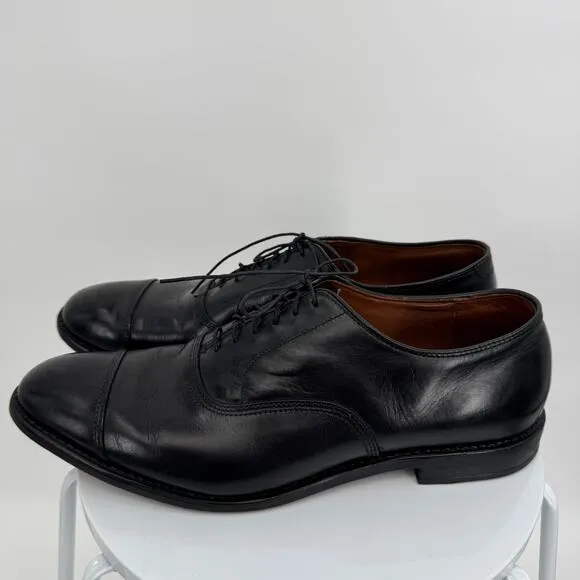 Allen Edmonds shoes men's 12D Park Avenue Oxford cap toe lace up leather black