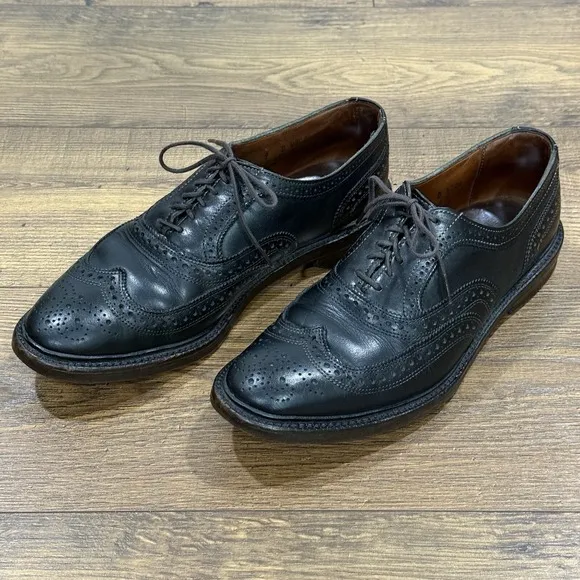Allen Edmonds Shoes Mens 9 D McTavish Wingtip Oxford Dress Chestnut Brown Brogue