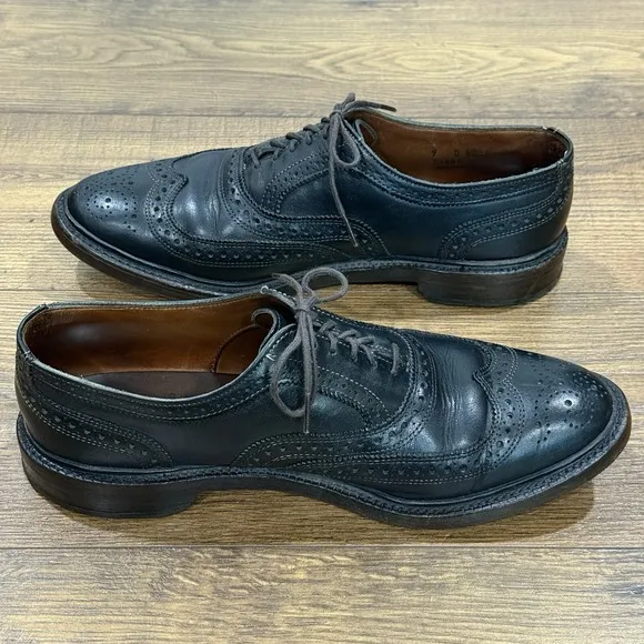 Allen Edmonds Shoes Mens 9 D McTavish Wingtip Oxford Dress Chestnut Brown Brogue