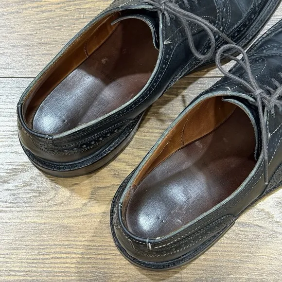 Allen Edmonds Shoes Mens 9 D McTavish Wingtip Oxford Dress Chestnut Brown Brogue