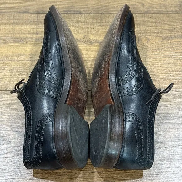 Allen Edmonds Shoes Mens 9 D McTavish Wingtip Oxford Dress Chestnut Brown Brogue