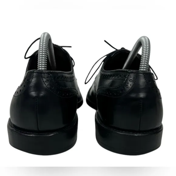 Allen Edmonds Strand Black Cap Toe Oxford Dress Shoes 8.5 C Casual Formal