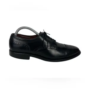 Allen Edmonds Strand Black Cap Toe Oxford Dress Shoes 8.5 C Casual Formal