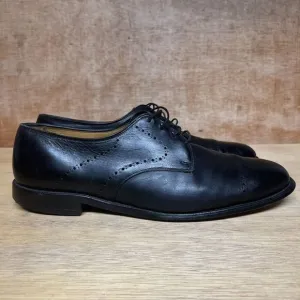 Allen Edmonds Troy Men Size 14 D Dress Shoes Black Leather Brogue Oxford Captoe