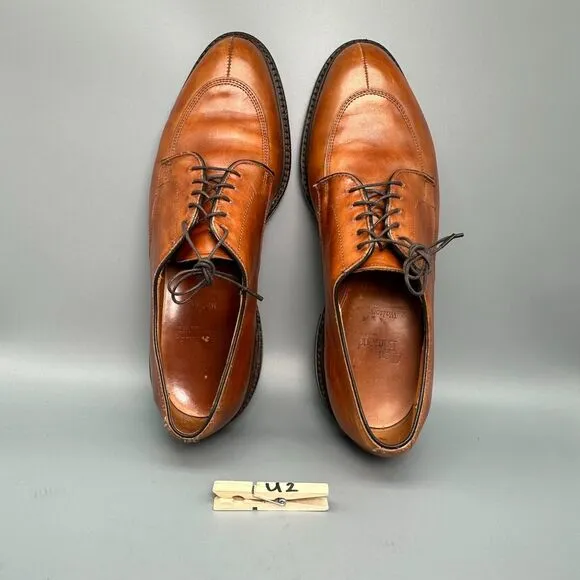 Allen Edmonds Walton Corporate Casual Mens 11.5 Brown Leather Dress Shoes Formal
