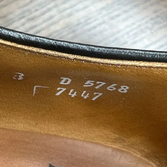 Allen Edmonds Wendell Shoes Men's 8D Brown Leather Derby Oxford Brogue 5768‎