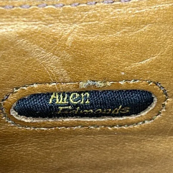 Allen Edmonds Wendell Shoes Men's 8D Brown Leather Derby Oxford Brogue 5768‎