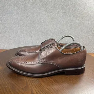 Allen Edmonds Wendell Shoes Men's 8D Brown Leather Derby Oxford Brogue 5768‎