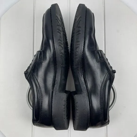 Allen Edmonds Wilbert Mens Size 10 Dress Shoes  Black Leather Narrow Oxfords