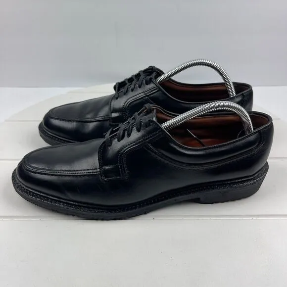 Allen Edmonds Wilbert Mens Size 10 Dress Shoes  Black Leather Narrow Oxfords