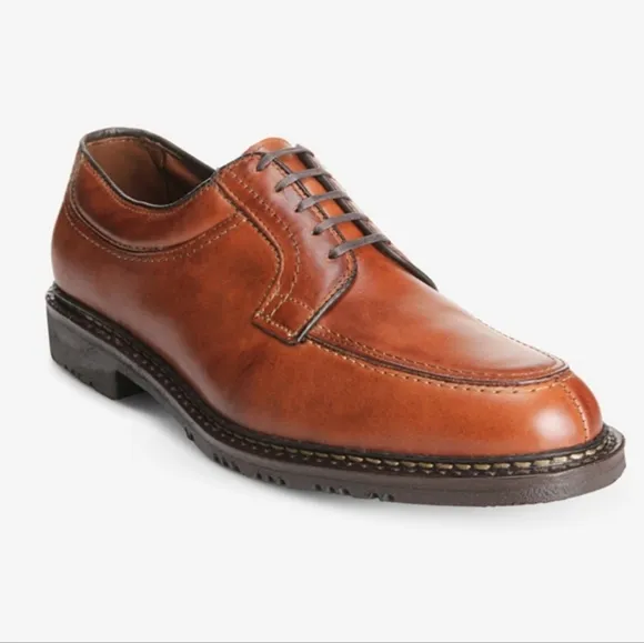 Allen Edmonds Wilbert Split Toe Leather Lace Up Oxford Dress Shoes, 9.5