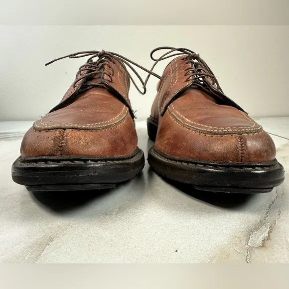 Allen Edmonds Wilbert Split Toe Leather Lace Up Oxford Dress Shoes, 9.5