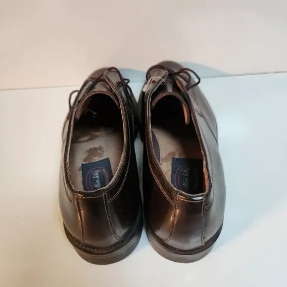 Allen Solly Brogues Wing Tip Brown Leather Made In Mexico Dress Shoes Size 12M